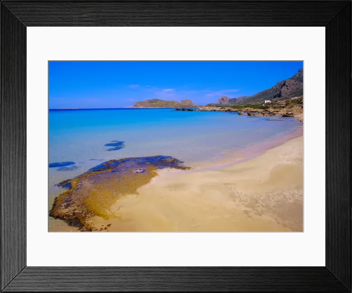 Framed Print : Falassarna Beach