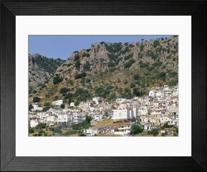 Framed Print : Village of Kritsa Framed Print : Village of Kritsa