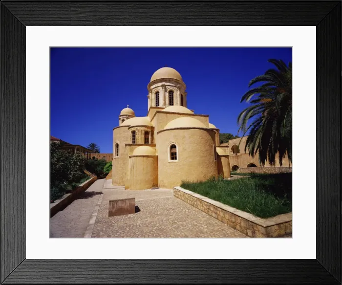 Framed Print : Agias Triada monastery domes Framed Print : Agias Triada monastery domes