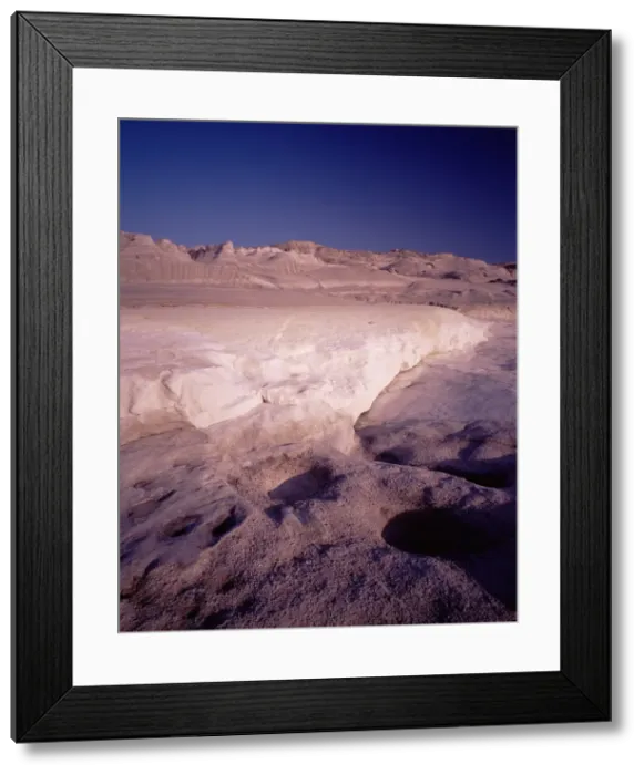Framed Print : Sarakiniko volcanic rocks at sunset Framed Print : Sarakiniko volcanic rocks at sunset