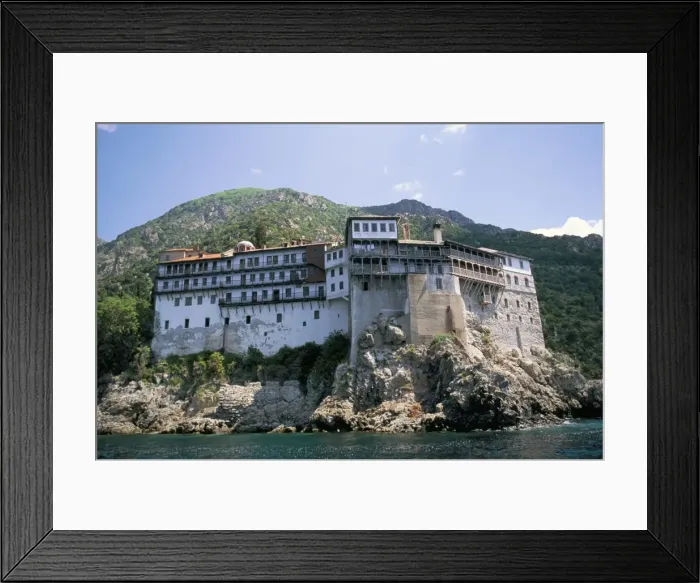 Framed Print : Monastery, Athos Framed Print : Monastery, Athos