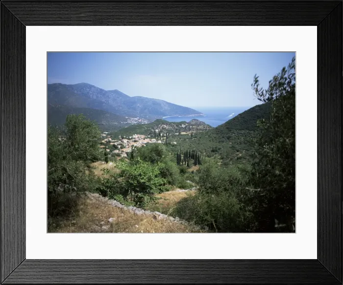 Framed Print : Kardamili, Peloponnese