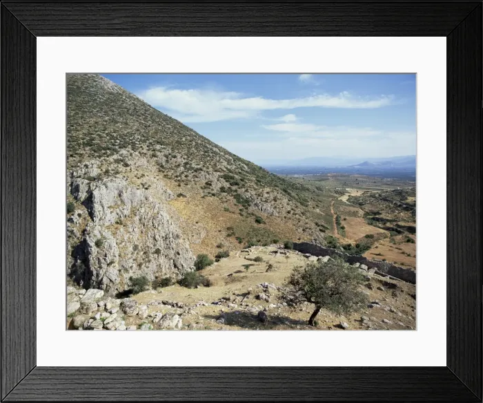 Framed Print : View from Mycenae Framed Print : View from Mycenae