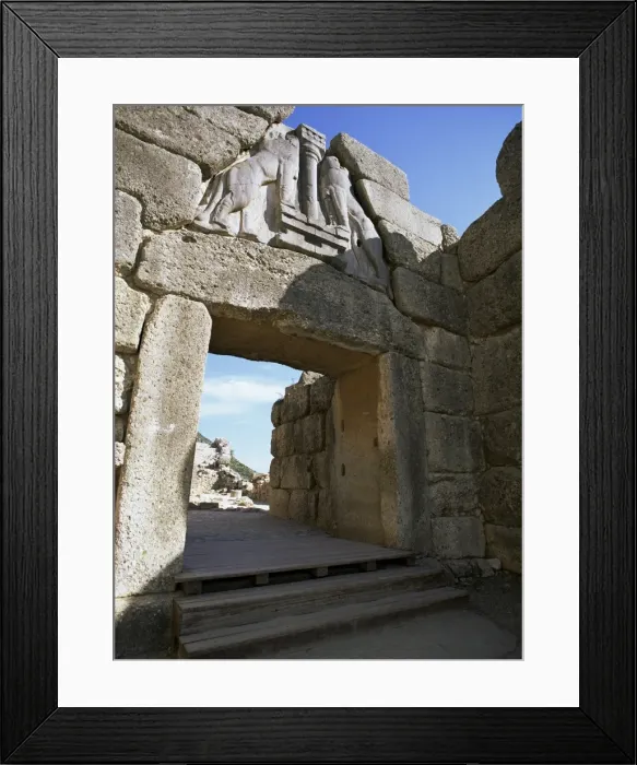 Framed Print : Lion Gate, Mycenae Framed Print : Lion Gate, Mycenae