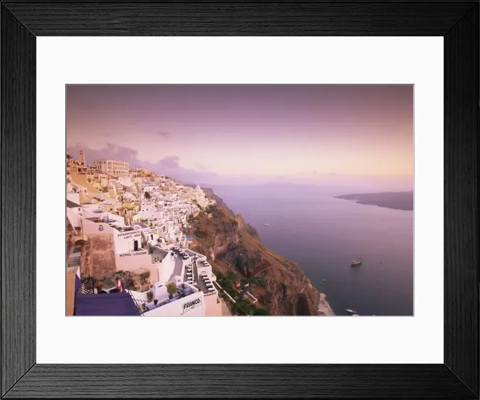 Framed Print : Fira, Santorini (Thira) Framed Print : Fira, Santorini (Thira)
