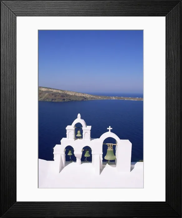 Framed Print : Bell tower on Christian church Framed Print : Bell tower on Christian church