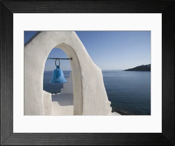 Framed Print : Church near the beach of Platys Gyalis Framed Print : Church near the beach of Platys Gyalis