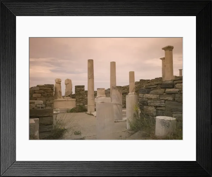 Framed Print : House of Cleopatra and Dioskuridis at archaeological site Framed Print : House of Cleopatra and Dioskuridis at archaeological site