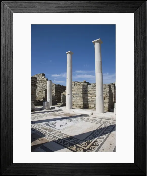 Framed Print : House of Dionysos Framed Print : House of Dionysos