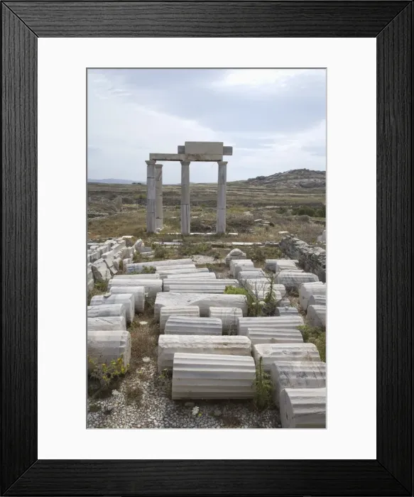 Framed Print : Building of the Poseidoniasts Framed Print : Building of the Poseidoniasts