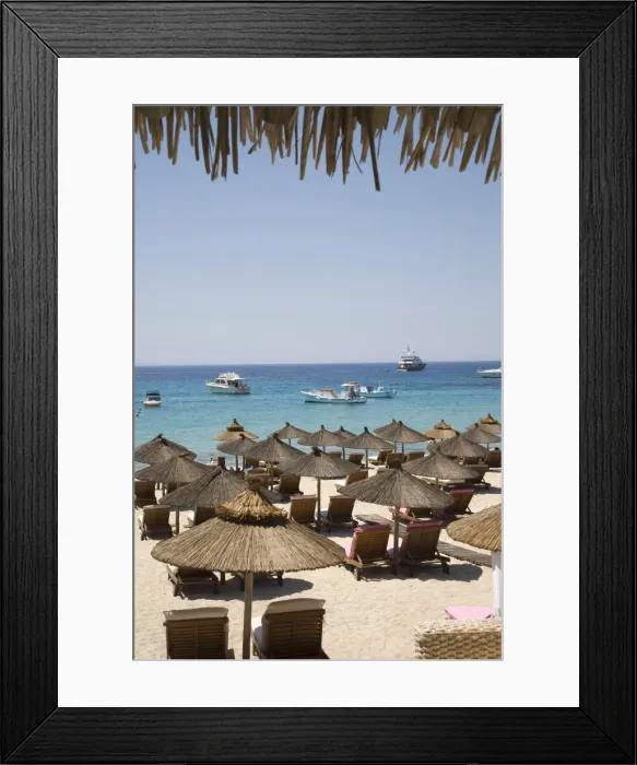 Framed Print : Beach of Platys Gyalis