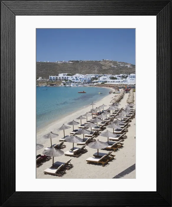 Framed Print : Beach of Platys Gyalis Framed Print : Beach of Platys Gyalis