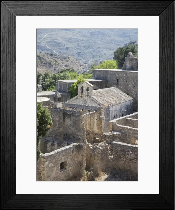 Framed Print : Old Monastery of Agios Joannis