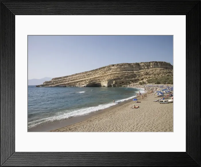 Framed Print : Matala, Crete Framed Print : Matala, Crete