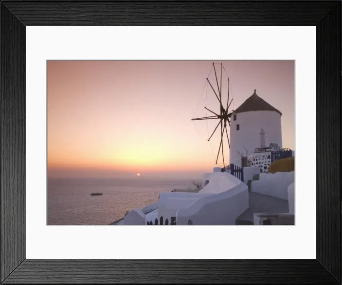 Framed Print : Oia, Santorini