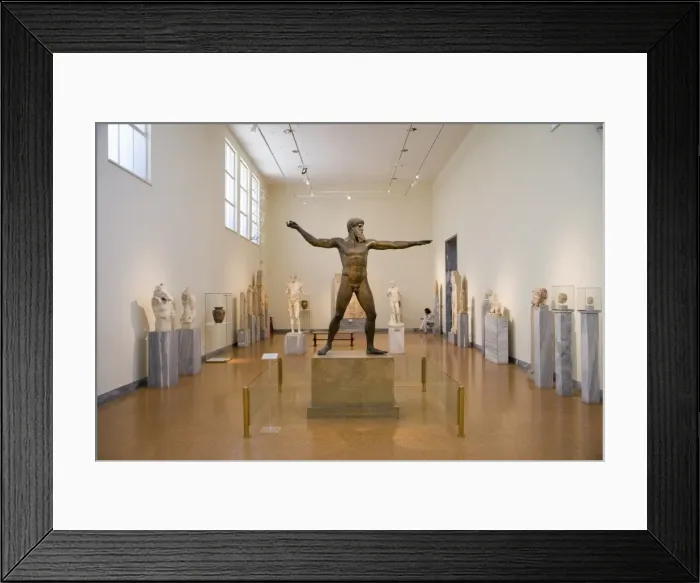 Framed Print : Poseidon, Archaeological National Museum Framed Print : Poseidon, Archaeological National Museum