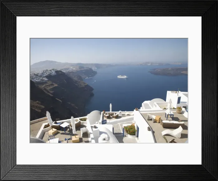 Framed Print : Santorini, Cyclades Framed Print : Santorini, Cyclades