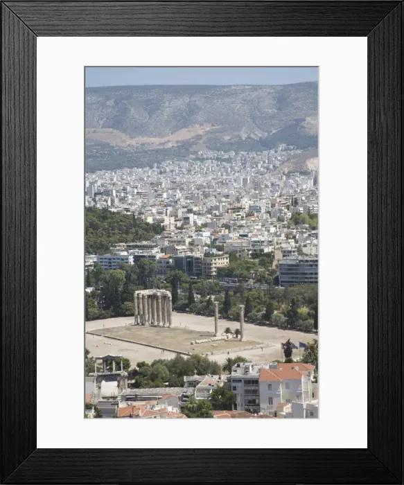 Framed Print : Temple of Zeus Framed Print : Temple of Zeus
