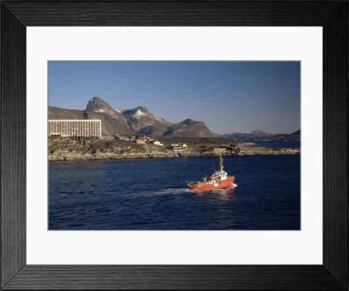 Framed Print : Godthabsfjord Framed Print : Godthabsfjord