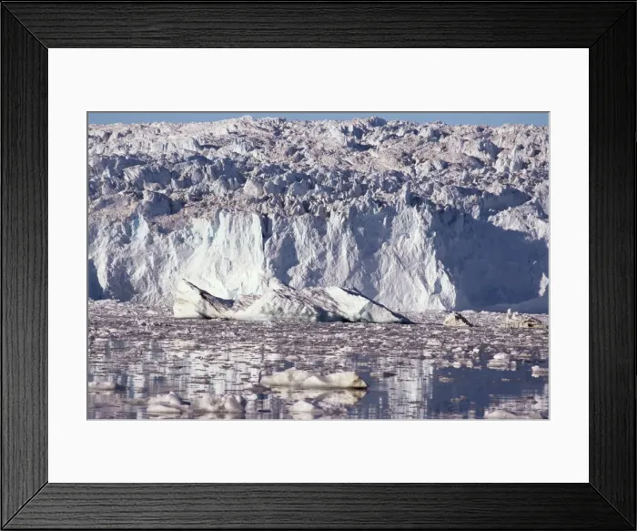 Framed Print : Eqip Glacier Framed Print : Eqip Glacier