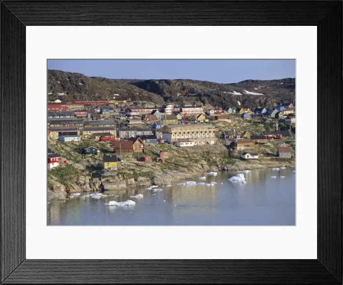 Framed Print : Town of Ilulissat Framed Print : Town of Ilulissat