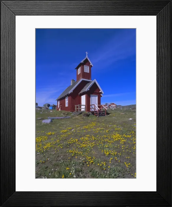 Framed Print : Church in Ilimanaq Framed Print : Church in Ilimanaq