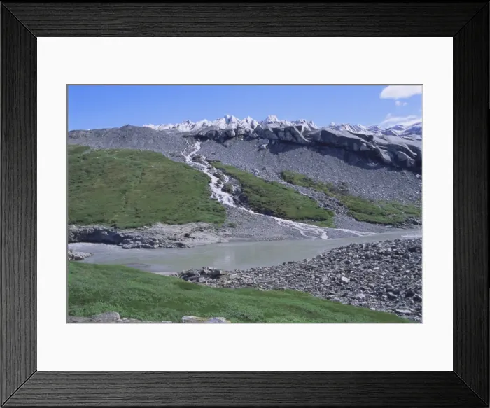 Framed Print : Inland icecap at top Framed Print : Inland icecap at top