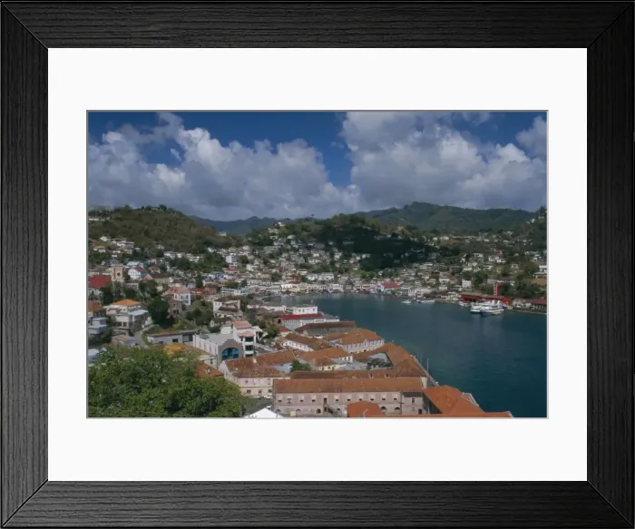 Framed Print : View of the capital from the old fort Framed Print : View of the capital from the old fort