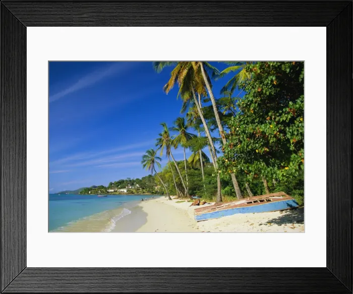 Framed Print : Grand Anse Beach Framed Print : Grand Anse Beach