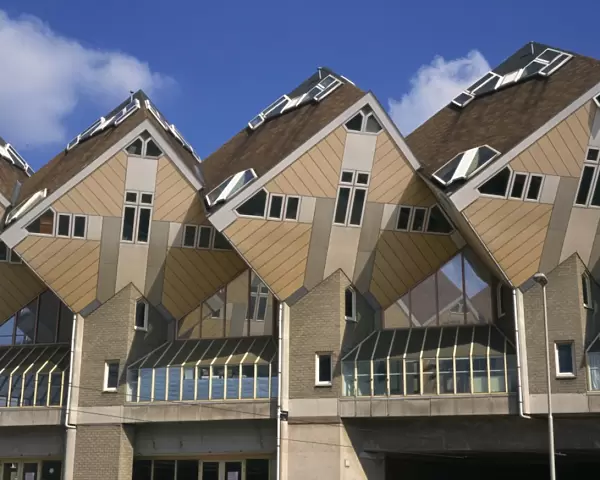 Modern Kijk-Kubus houses in Rotterdam