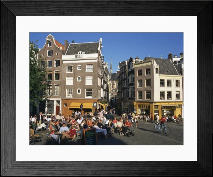 Framed Print : Al fresco cafe scene Framed Print : Al fresco cafe scene
