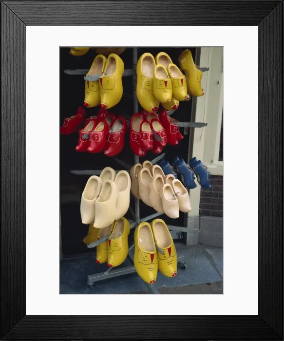 Framed Print : Clogs for sale Framed Print : Clogs for sale