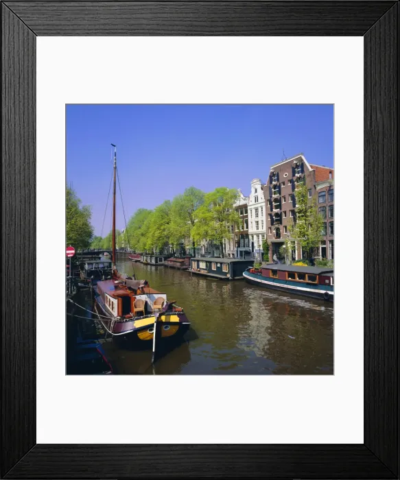 Framed Print : Brouwers Gracht Framed Print : Brouwers Gracht