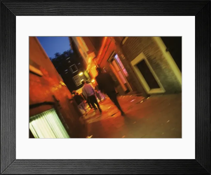 Framed Print : Red light district Framed Print : Red light district