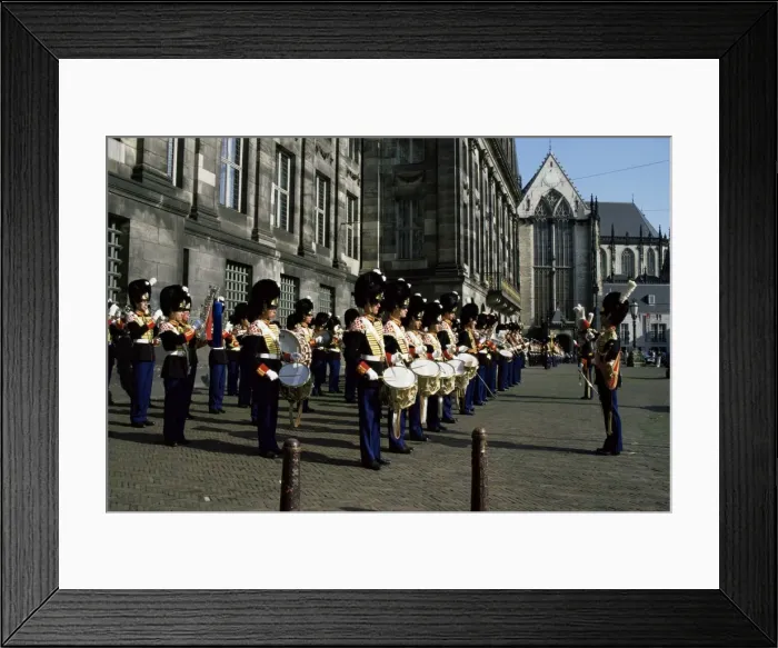 Framed Print : Guards band Framed Print : Guards band