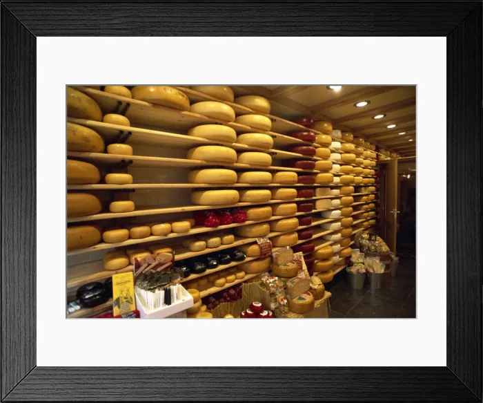 Framed Print : Cheeses, Gouda Framed Print : Cheeses, Gouda