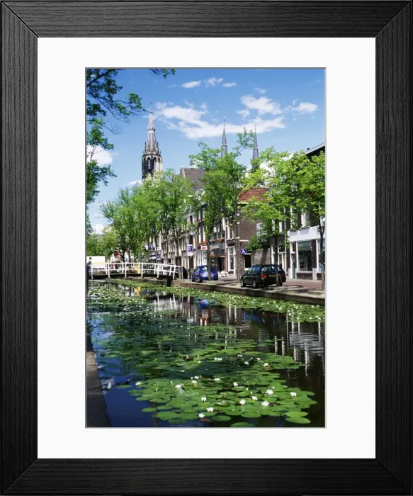 Framed Print : Canal, Delft Framed Print : Canal, Delft