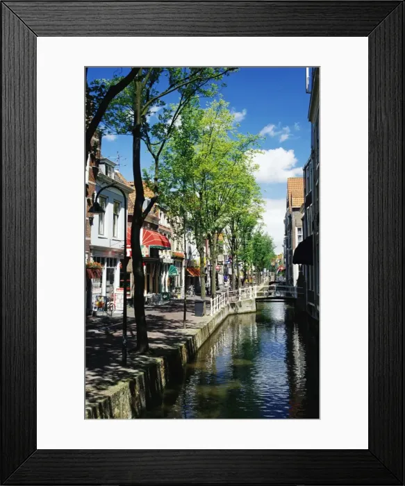 Framed Print : Canal, Delft Framed Print : Canal, Delft