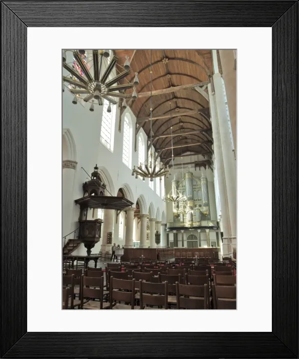 Framed Print : Interior, Oude Kirk (Old Church) Framed Print : Interior, Oude Kirk (Old Church)