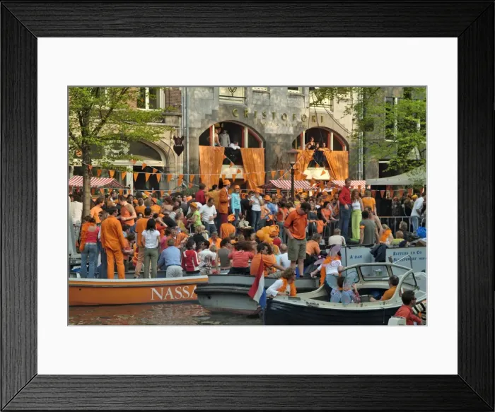 Framed Print : Queens Day celebrations Framed Print : Queens Day celebrations