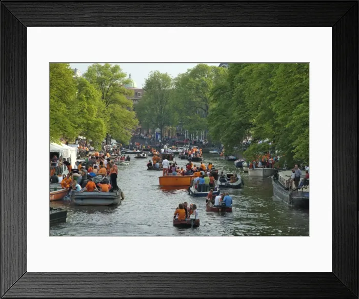 Framed Print : Queens Day celebrations Framed Print : Queens Day celebrations