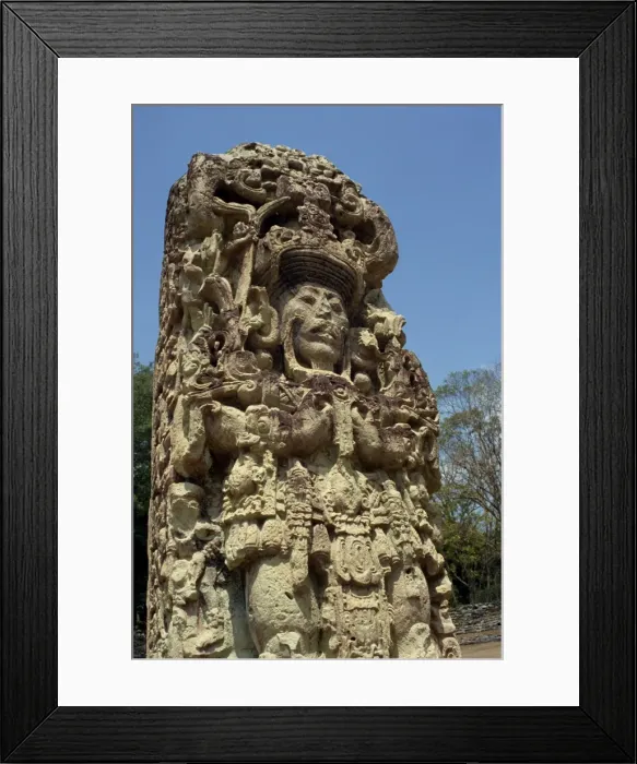 Framed Print : A carved Staela B