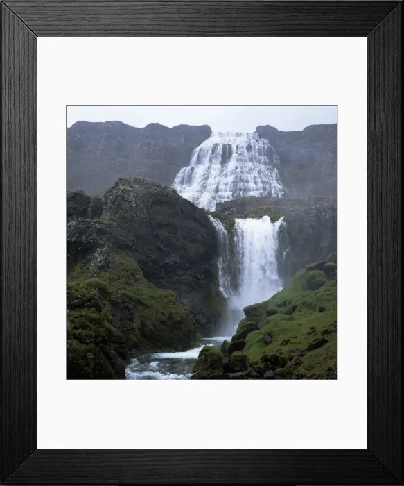 Framed Print : Waterfall, Dynjandi Framed Print : Waterfall, Dynjandi