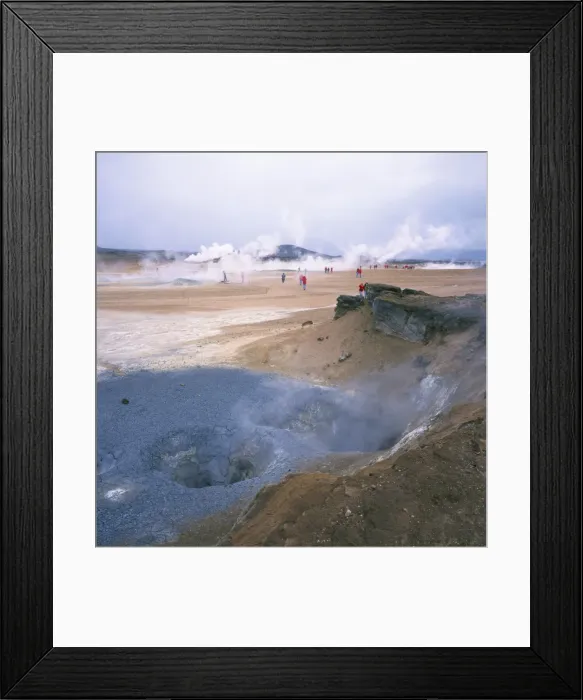 Framed Print : Namafjall geothermal area Framed Print : Namafjall geothermal area