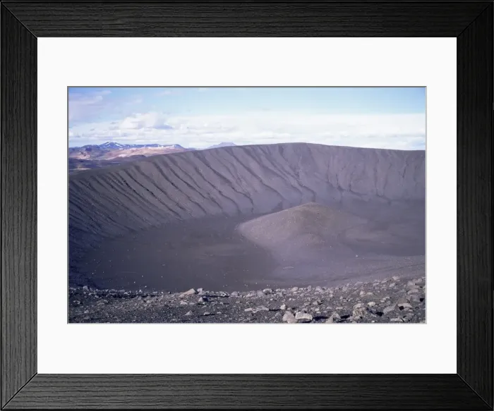 Framed Print : Geologically recent volcanic explosive crater Framed Print : Geologically recent volcanic explosive crater