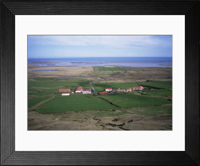 Framed Print : Farmland on the southeast coast Framed Print : Farmland on the southeast coast