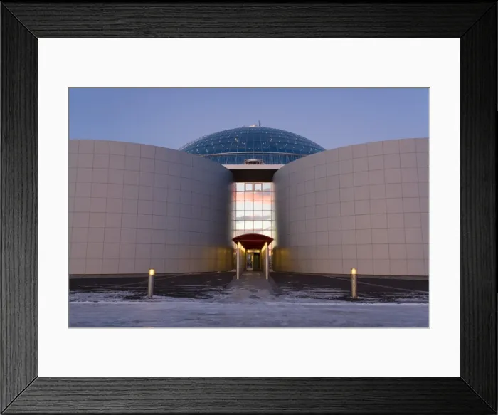 Framed Print : The Perlan Building and Saga Museum Framed Print : The Perlan Building and Saga Museum