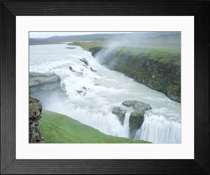 Framed Print : Gullfoss, or Golden Waterfall Framed Print : Gullfoss, or Golden Waterfall