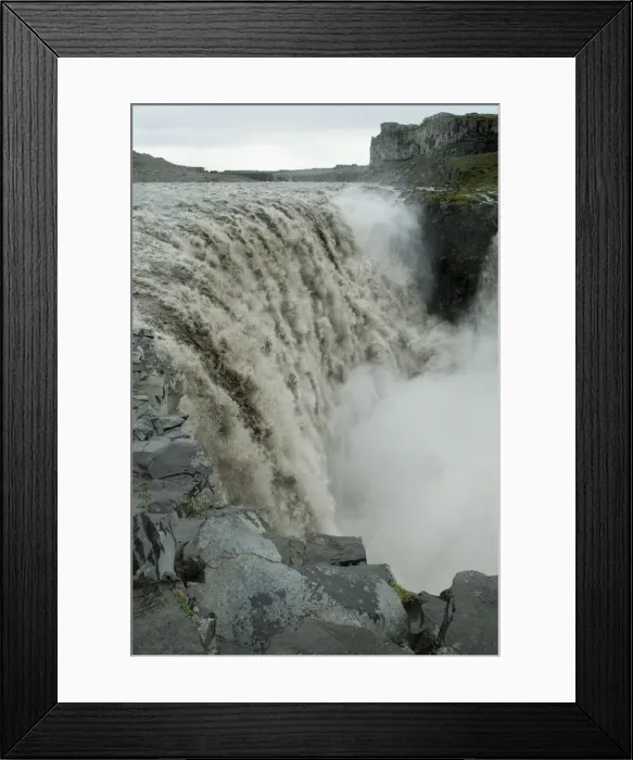 Framed Print : Dettifoss, said to be the most powerful falls in Europe Framed Print : Dettifoss, said to be the most powerful falls in Europe
