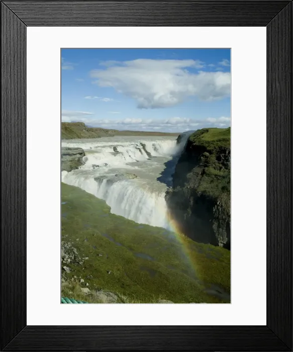 Framed Print : Gullfoss (Golden Falls) Framed Print : Gullfoss (Golden Falls)